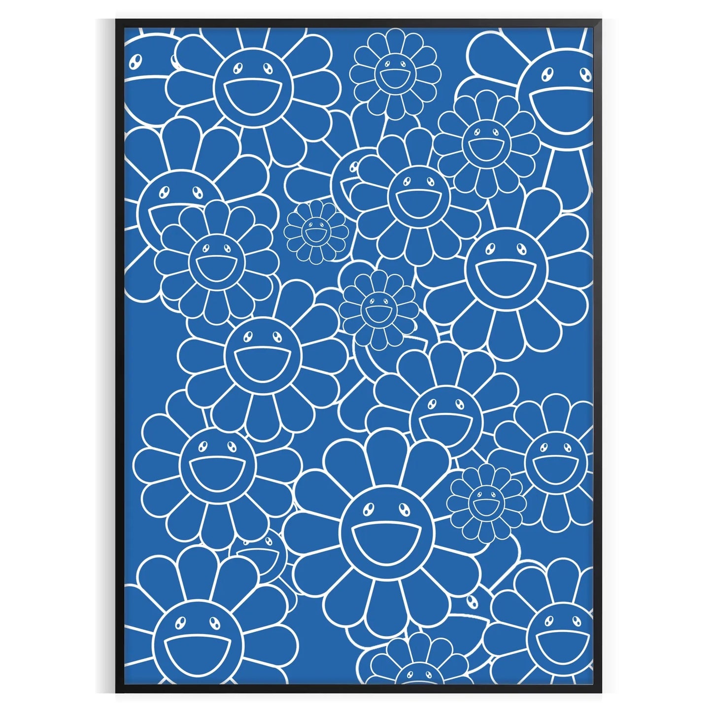 mesmerizing Blue Hyperbeast Art Poster unique piece vibrant creativity space shades white captivating artwork perfect wall gift lovers frame ready decor style