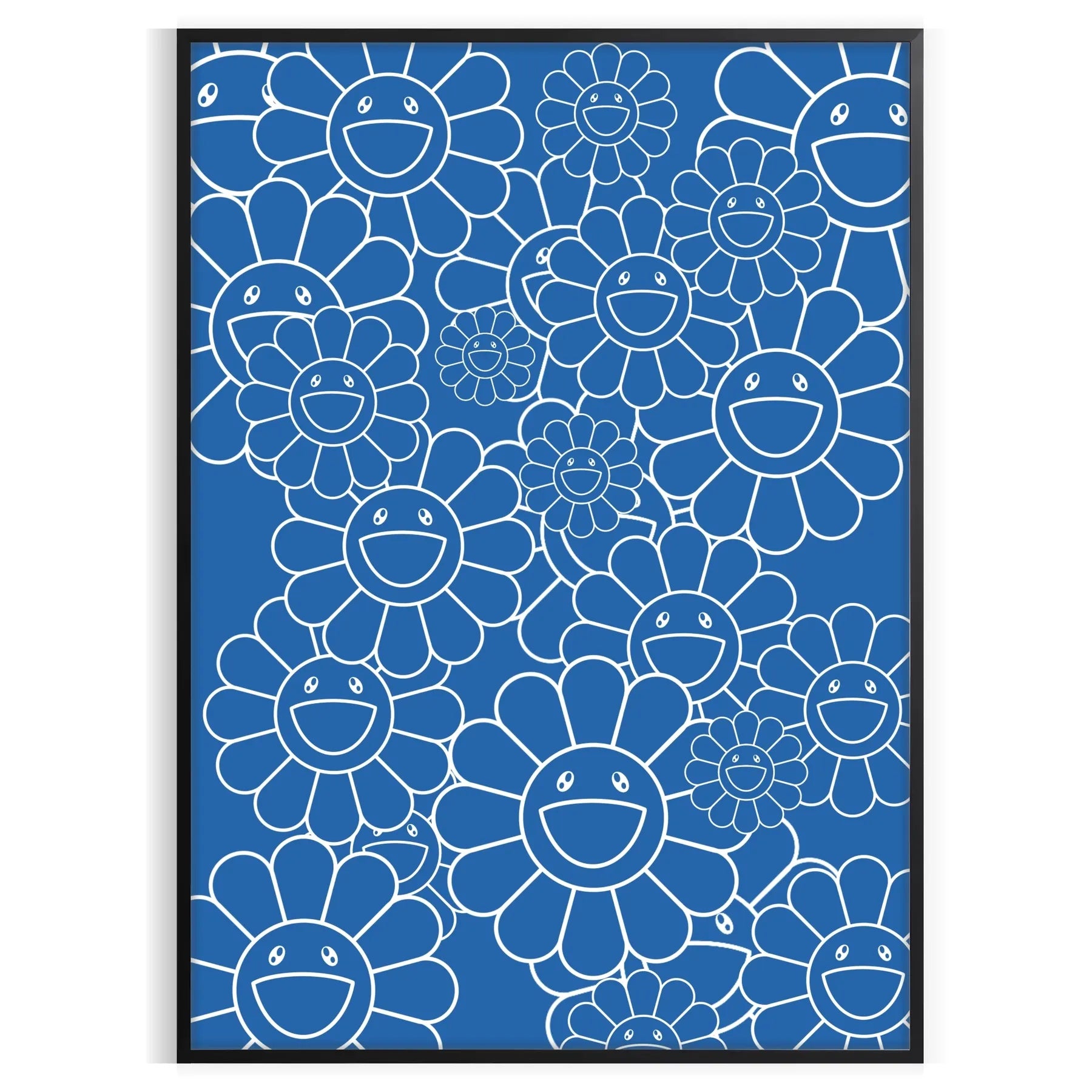 mesmerizing Blue Hyperbeast Art Poster unique piece vibrant creativity space shades white captivating artwork perfect wall gift lovers frame ready decor style