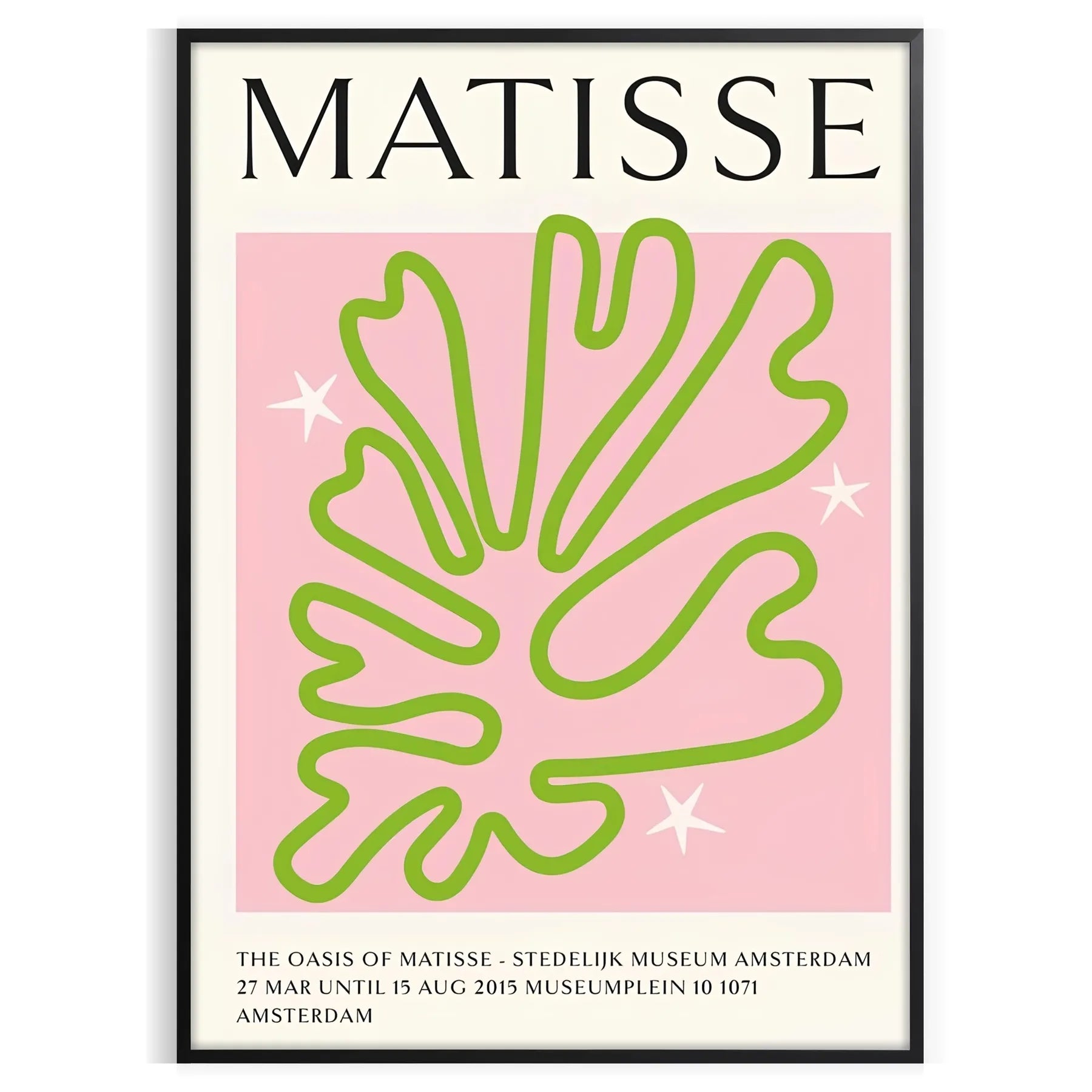 space captivating Matisse printing poster vibrant green pink design popular styles wall art thoughtful gift eye artwork sizes A4 cm A0