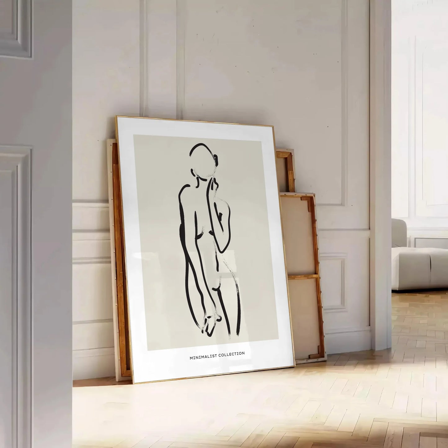 space captivating Bohemian Woman poster elegant gray black stylish flair room striking piece wall art thoughtful gift various sizes A4 cm A0