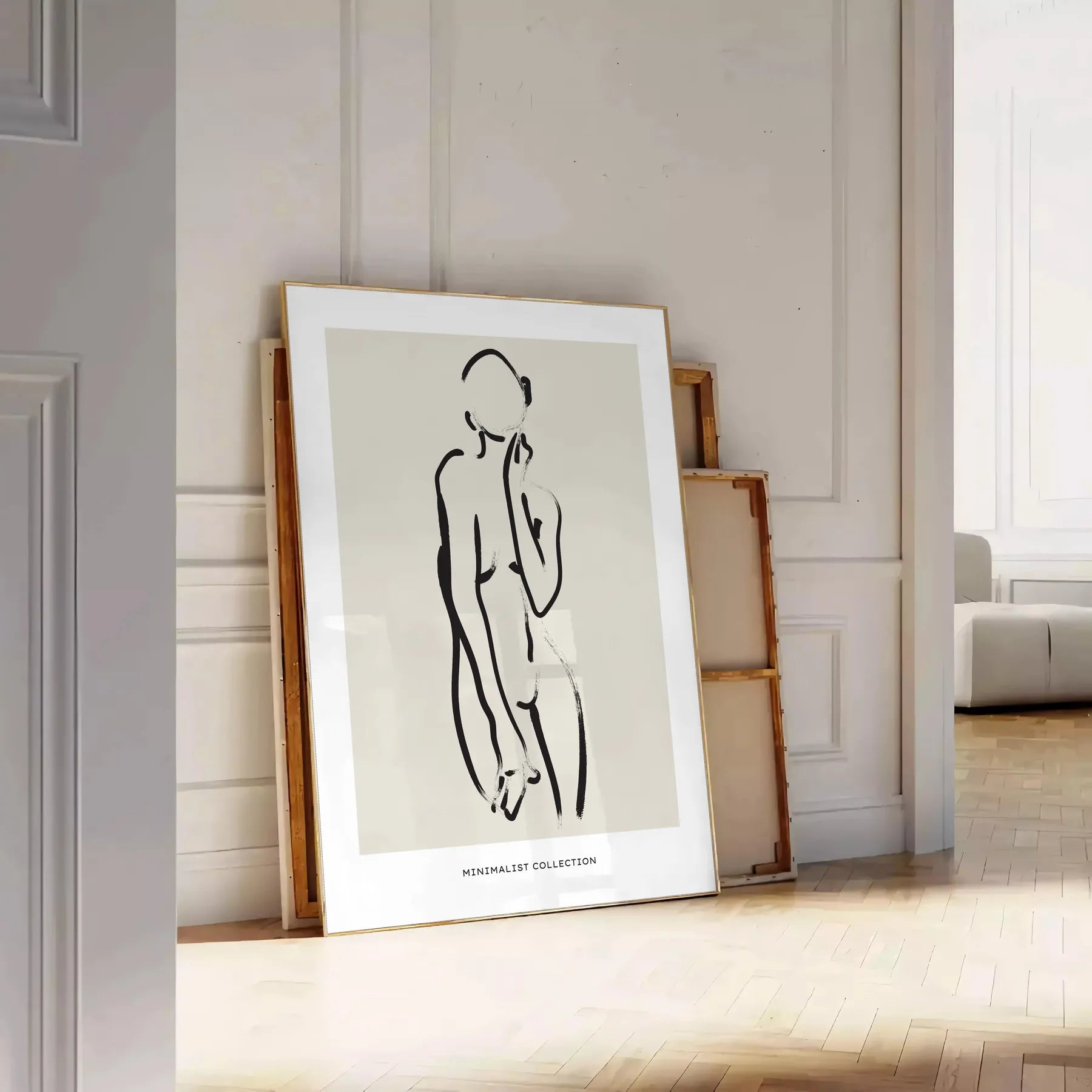 space captivating Bohemian Woman poster elegant gray black stylish flair room striking piece wall art thoughtful gift various sizes A4 cm A0