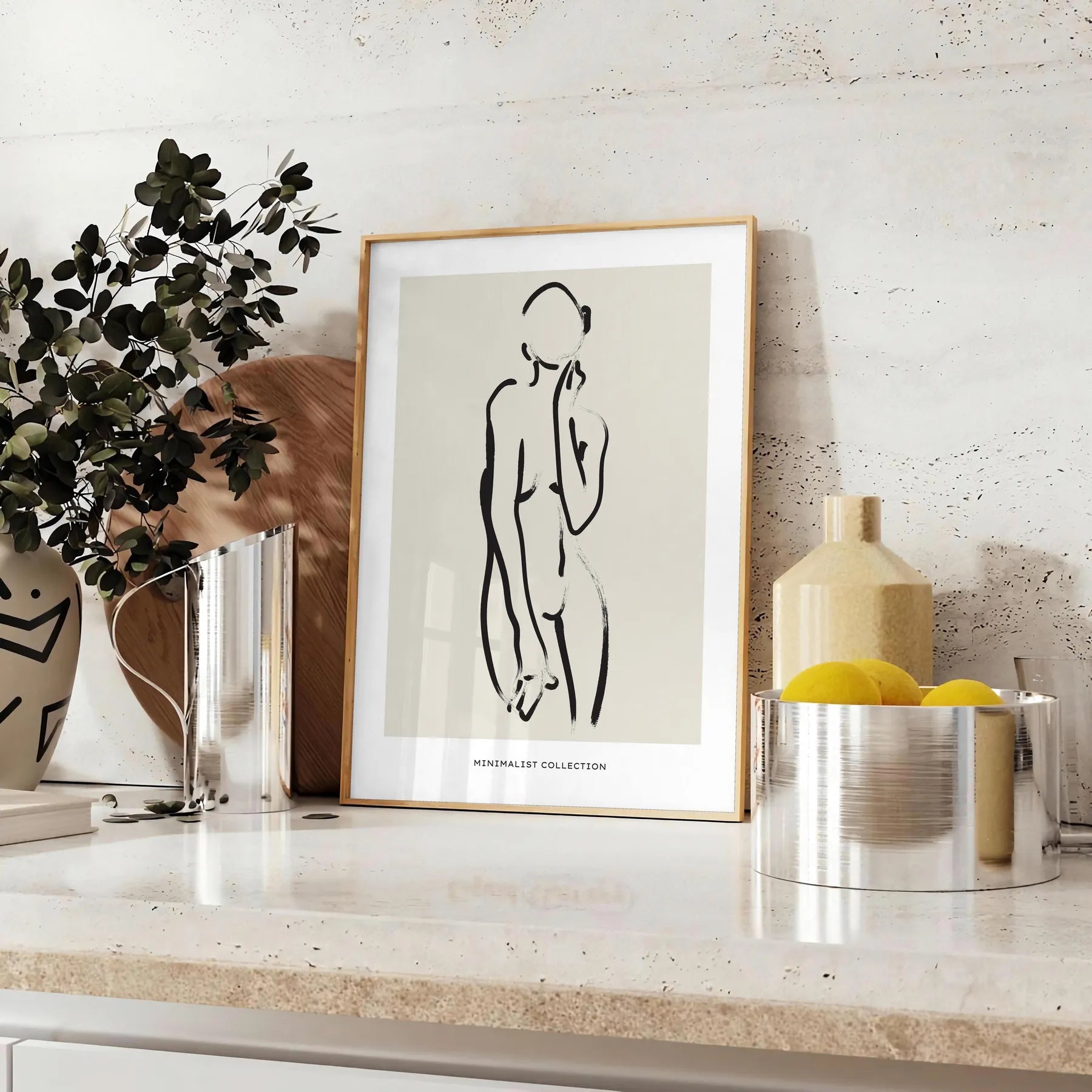 space captivating Bohemian Woman poster elegant gray black stylish flair room striking piece wall art thoughtful gift various sizes A4 cm A0