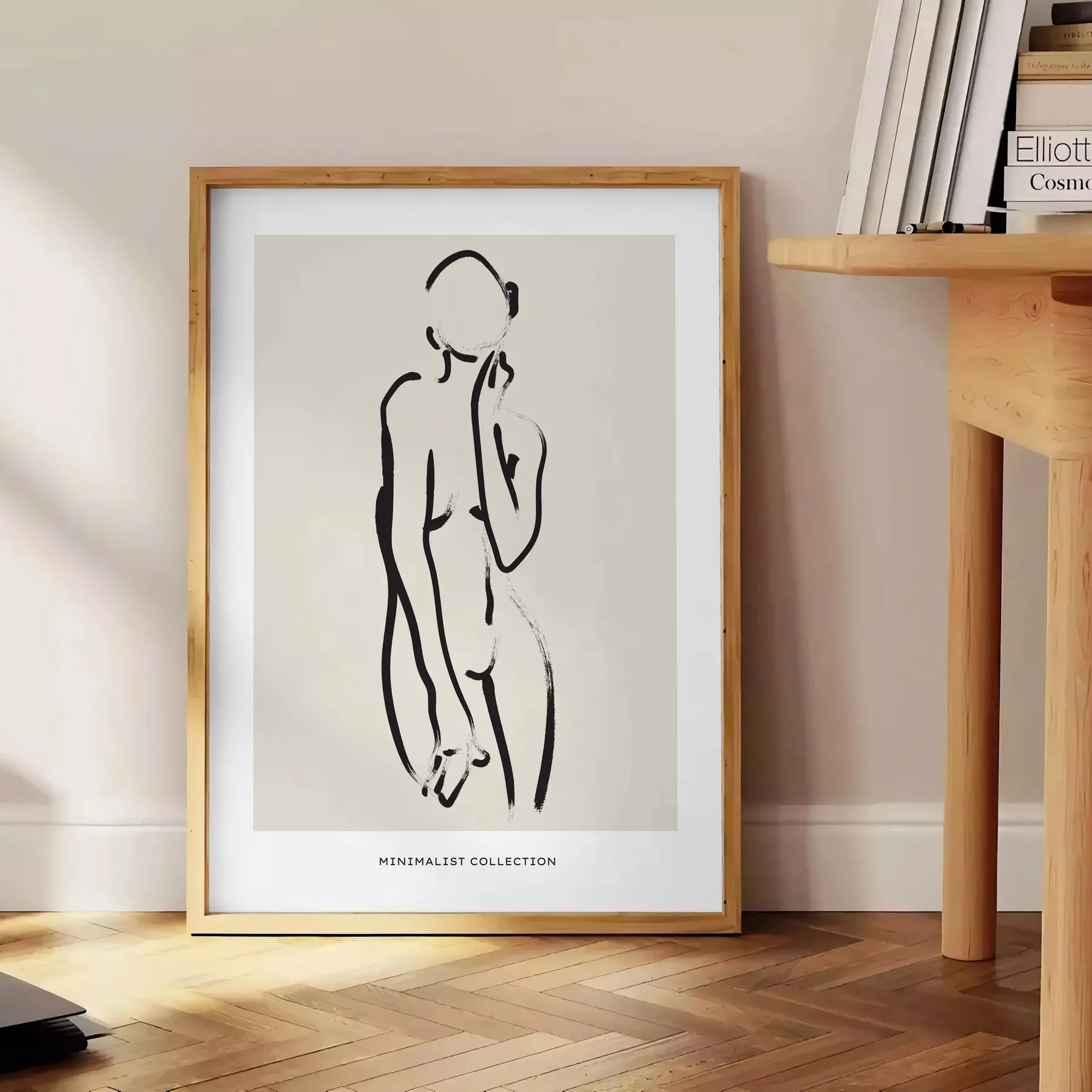 space captivating Bohemian Woman poster elegant gray black stylish flair room striking piece wall art thoughtful gift various sizes A4 cm A0