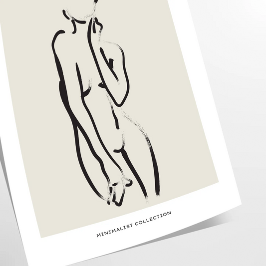 space captivating Bohemian Woman poster elegant gray black stylish flair room striking piece wall art thoughtful gift various sizes A4 cm A0